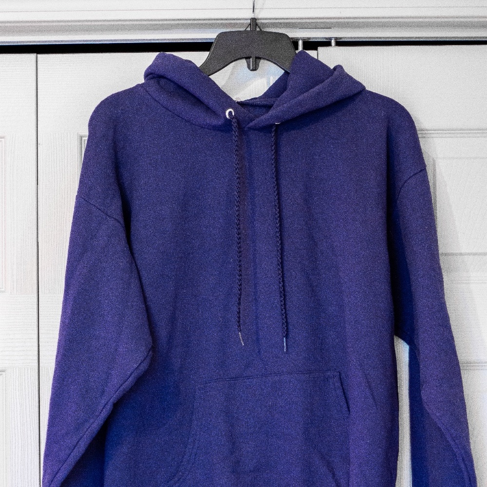 NWOT Hanes ComfortBlend EcoSmart Hoodie | Blue Unisex